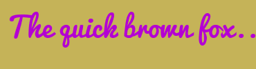 Image with Font Color B400D3 and Background Color C5B358